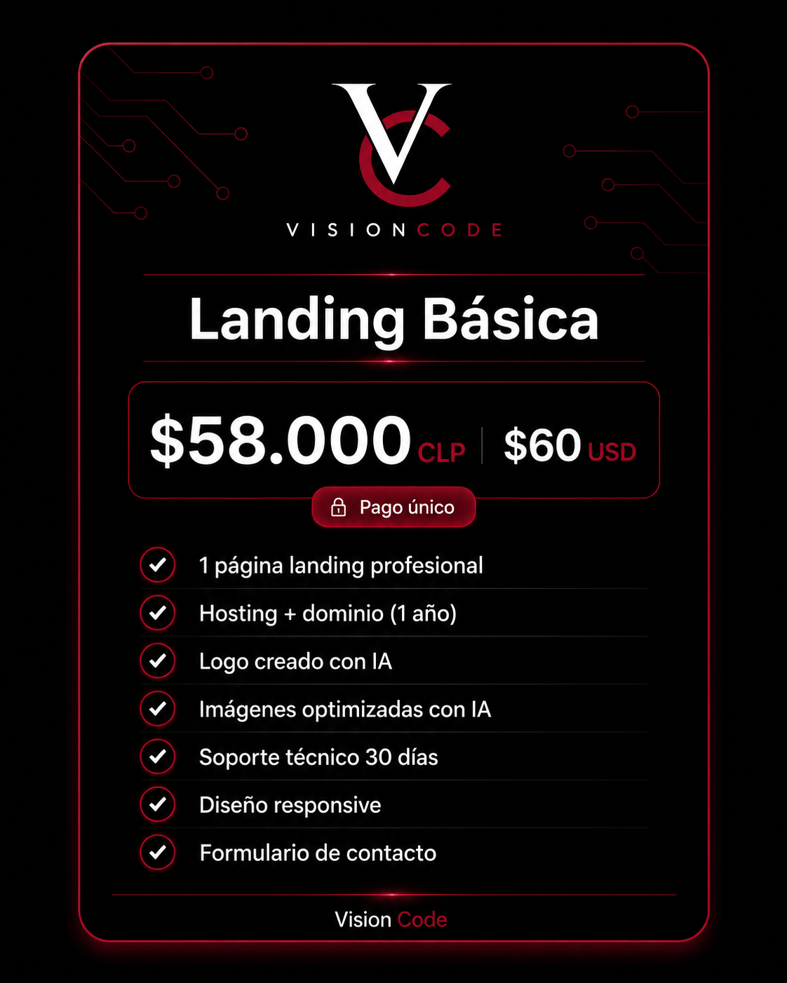 Landing Institucional